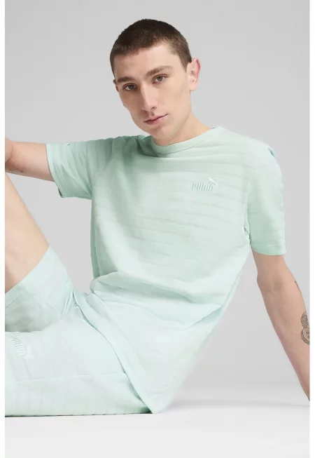 Тениска с памук и бродирано лого