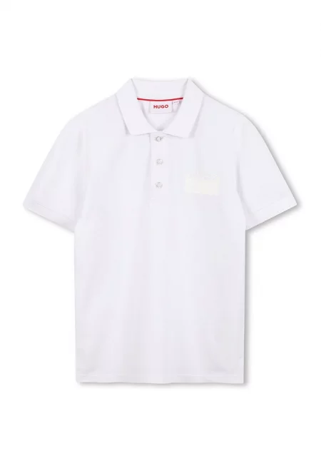 Тениска с яка и лого