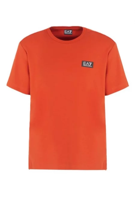 Тениска  за мъже - m tape m tee ss zip - 7M000516-AF14616-U3012 - 128 CM - Червен