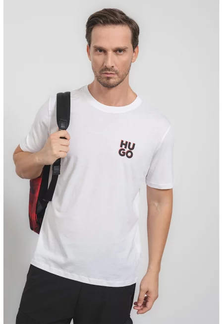 Тениски Dimento с лого - 2 броя - Бял