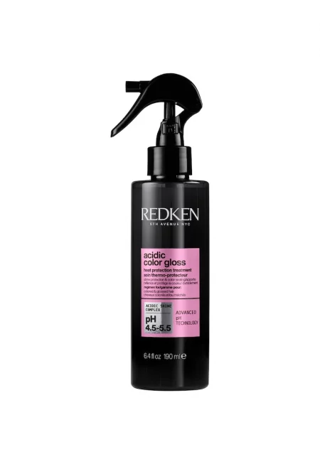 Терапия за коса Leave-in  Acidic Colour Gloss с витамин Е и аргинин - За термична защита и блясък - За боядисана коса - 190 мл