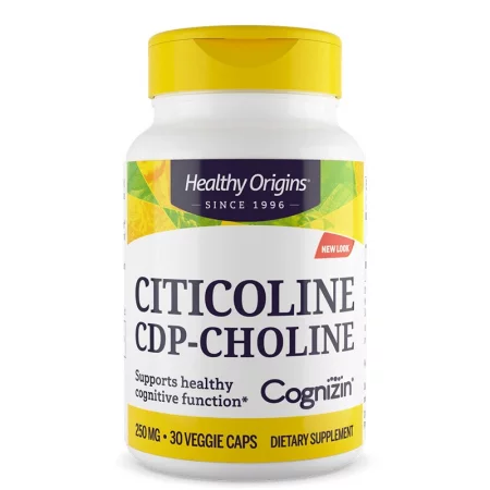 Цитиколин Cognizin® (CDP-холин), 250 mg, 30 растителни капсули