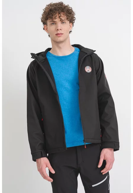 Яке Tamigo Badge с качулка - Черен