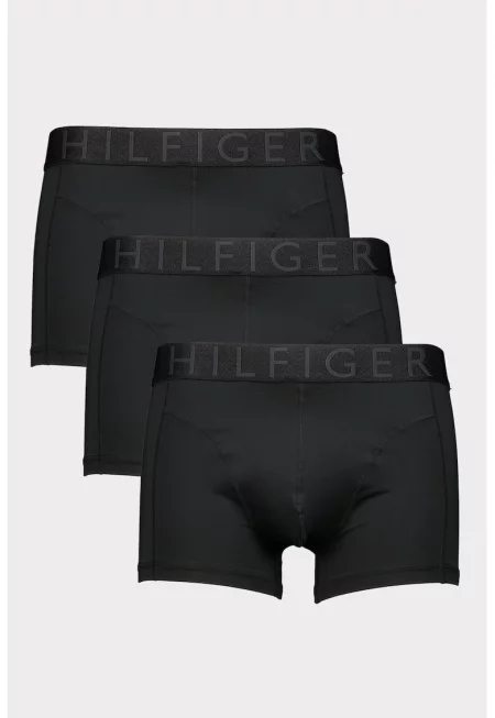 Боксерки с лого на талията - 3 чифта - Черен