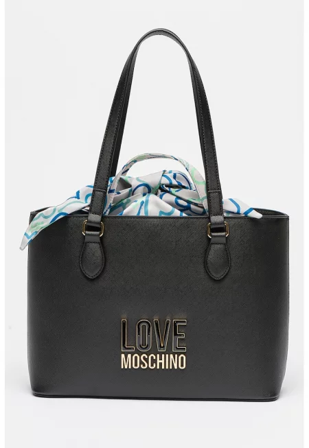 Чанта с отделящ се вътрешен несесер - Черен