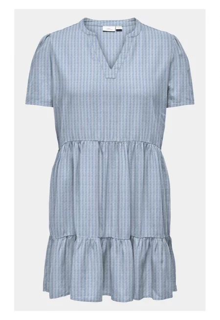 Дамска рокля -  303335984 - Синя - Вискоза