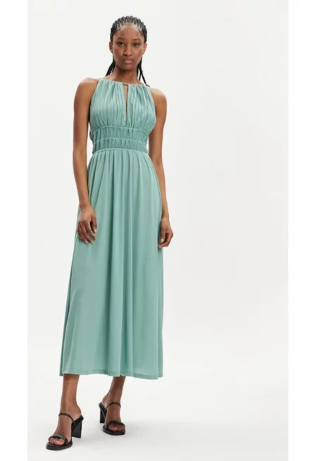 Дамска рокля -  303452315 - Зелена - Полиестер - Зелен