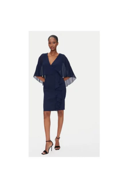 Дамска рокля  CFC0123560003 - Полиестер - Тъмносин