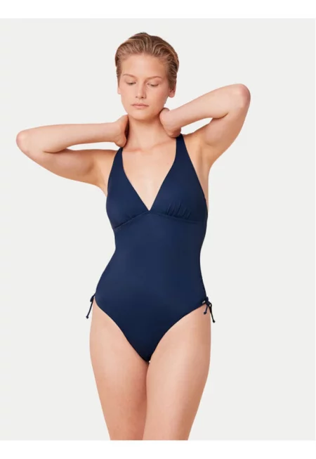 Дамски бански костюм -  303574734 - Полиамид/Еластан - Син - Син