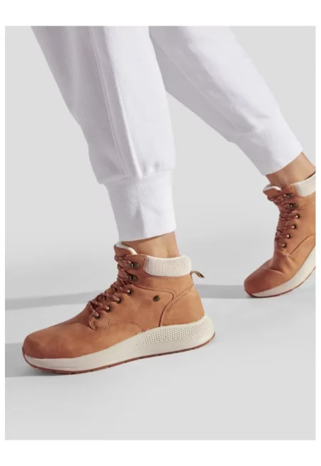 Дамски боти -  5903698787671 - Кафяви - Еко кожа