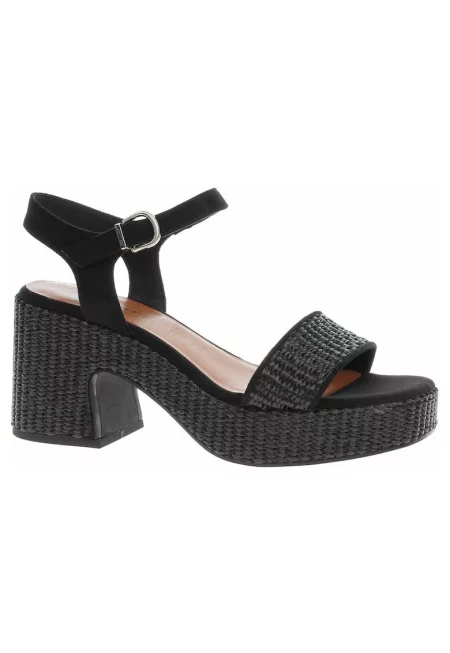 Дамски сандали  1-28311-44 - черни - Черен