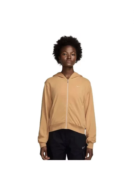 Дамски суитшърт  Chll Ft Fz Hdy Hoodie FN2415856 оранжев