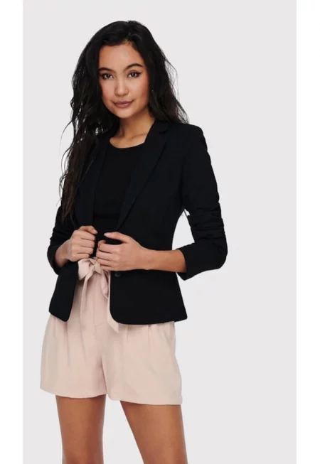 Дамско яке -  57851 - Вискоза - Черно