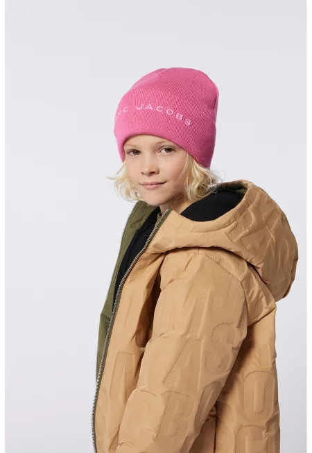 Двулицево яке с качулка - Розова сьомга/Каки