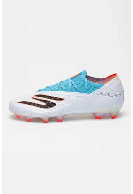 Футболни обувки Skx 2 Elite с шпайкове - Прашно синьо/Мандарина/Мръснобял