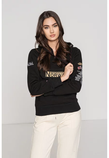 Худи Gymclass с връзка и бродирано лого