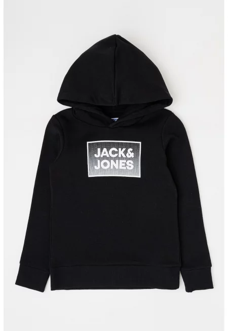 Худи на лога - Бял/Черен