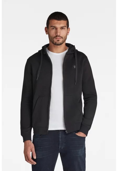 Худи Premium Core с цип - Черен