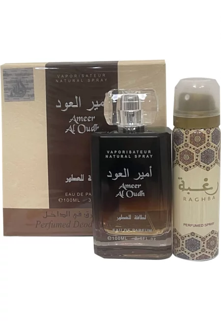 Комплект  Ameer al Oud - Unisex: Парфюмна вода - 100 ml + Deodorant Spray - 50 ml