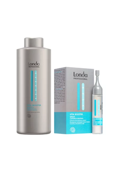 Комплект шампоан и серум  Vital Booster - енергизиращ - против косопад - 250 мл и 6 x 9 мл