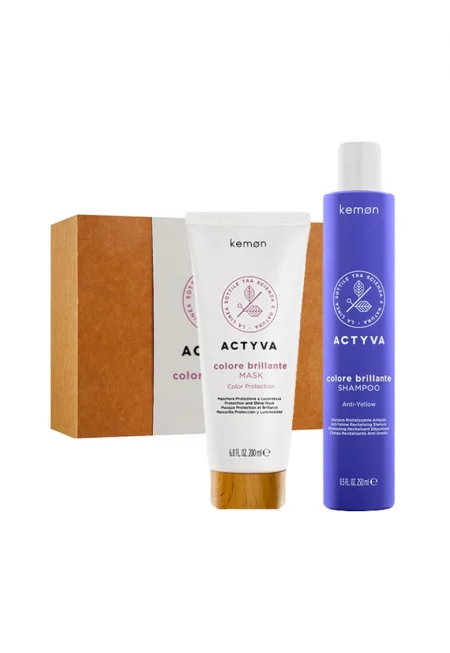 Комплект за боядисана коса  Actyva Colore Brillante: Шампоан 250 мл - Маска 200 мл