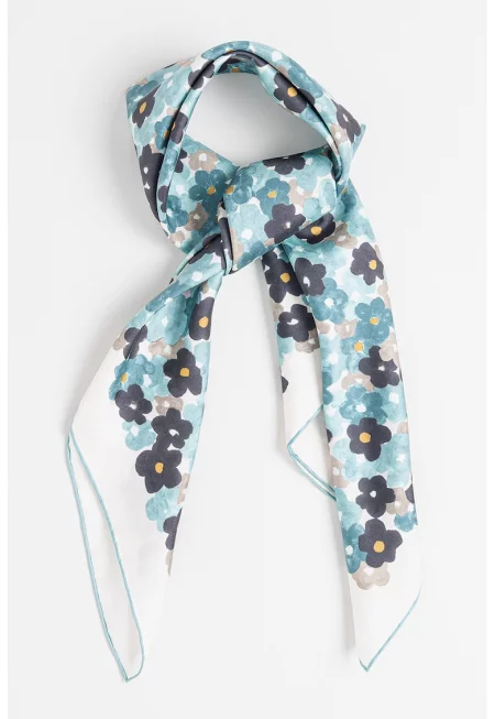 Копринен флорален шал Tortona