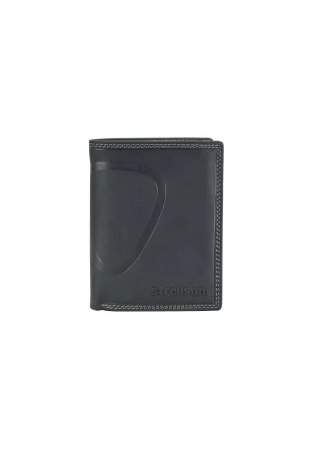 Кожен портфейл Baker Street - Черен