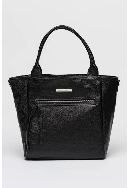 Кожена чанта с отделяща се презрамка