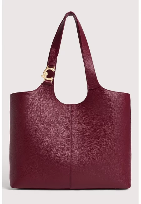 Кожена чанта за рамо C-Easy с отделящ се несесер