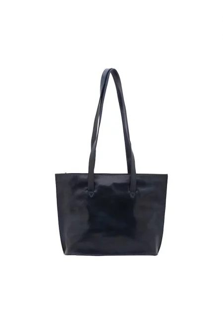 Кожена шопинг чанта - Син