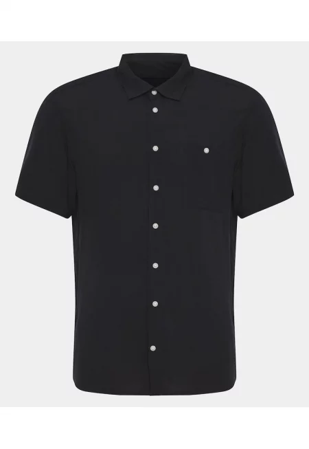 Мъжка риза  20716363 - вискоза - черна - Черен
