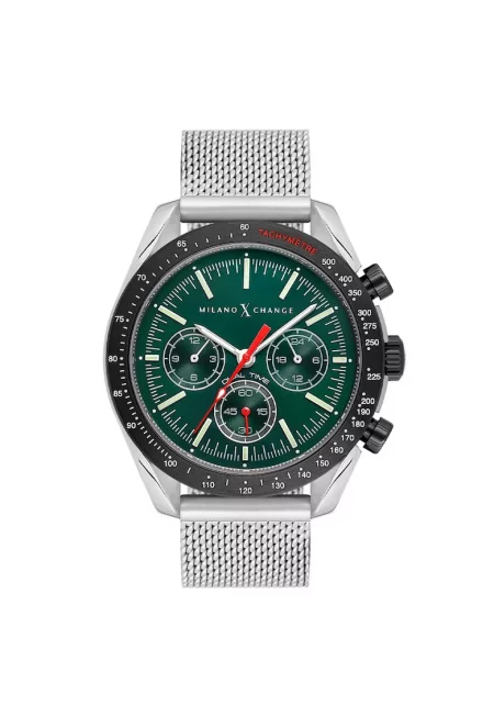 Мъжки часовник  MXG3121 - кварцов - металик сив - 43мм - стомана - 5 ATM