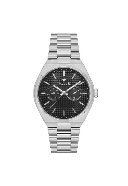 Мъжки часовник  WWG209604 - 42мм - сребрист - стоманена каишка - кварцов механизъм