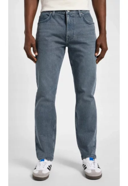 Мъжки дънки  Rider - памук/лиосел/еластан - сиво-син - - Сиво-син