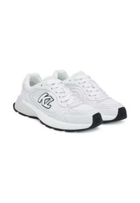 Мъжки кецове -  естествена кожа - бял -