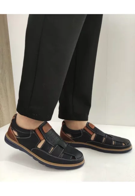 Мъжки обувки  777 - Перфорирани - Сини