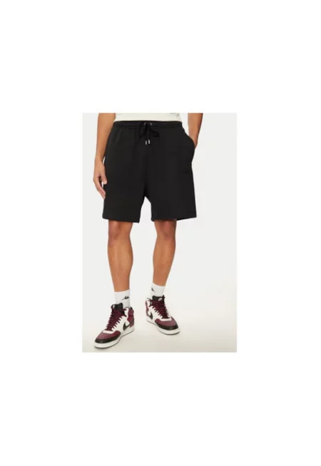 Мъжки шорти -  304896750 - Памук - Черен - Черен