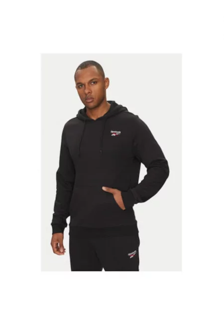 Мъжки суитшърт  100221784 - памук/полиестер - черен