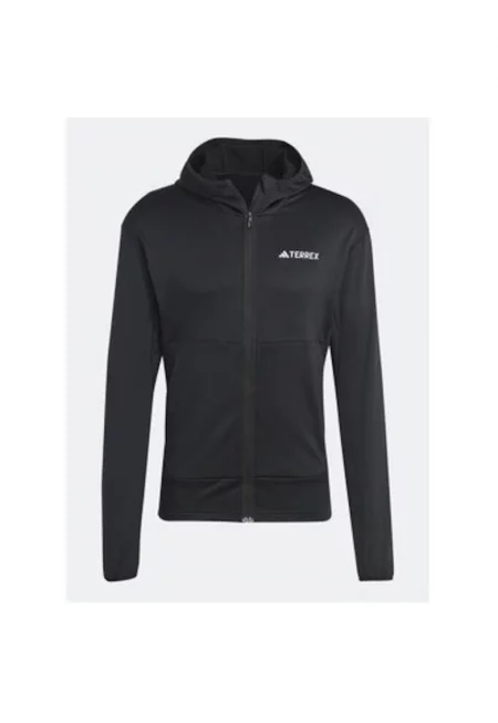 Мъжки суитшърт -  302830879 - Рециклиран полиестер - Черен