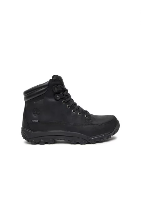 Мъжки трекинг ботуши  304465482 - Естествена кожа - Черен - Черен