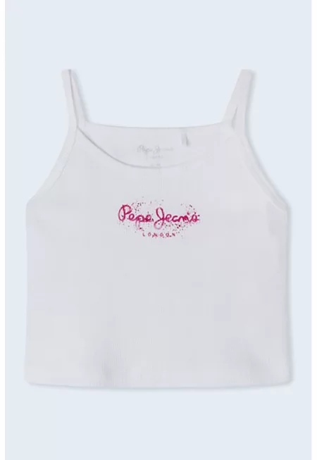 Памучен топ Anastasia с лого