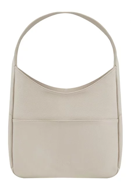 Ръчна чанта от кожа - Бежов