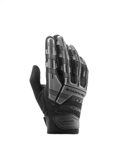 Ръкавици за колоездене със защита от гел  Черен/Сив