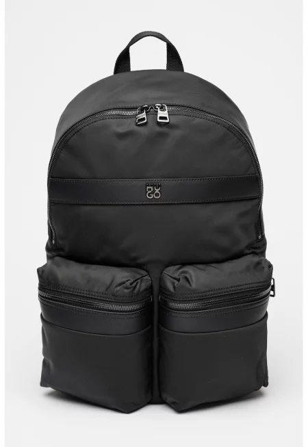 Раница Quantic с джобове с цип - Черен