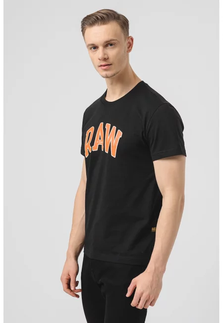 RAW - Тениска от органичен памук с лого