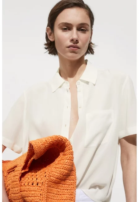 Риза с къси ръкави