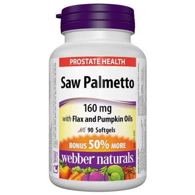 Saw Palmetto With Flax And Pumpkin Oils / Сао палметто (с ленено и тиквено масло), 90 софтгел капсули