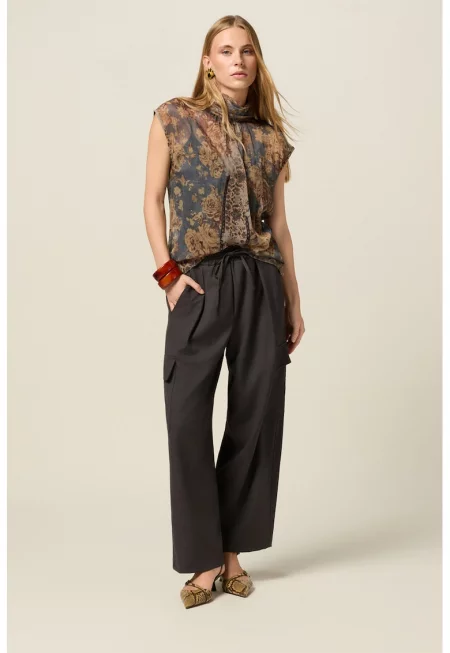 Семпъл прав панталон - Антрацитно сиво