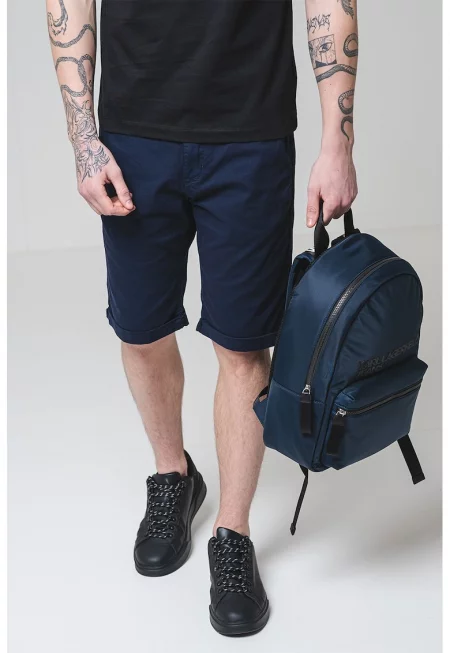 Шорти с памук - Тъмносин