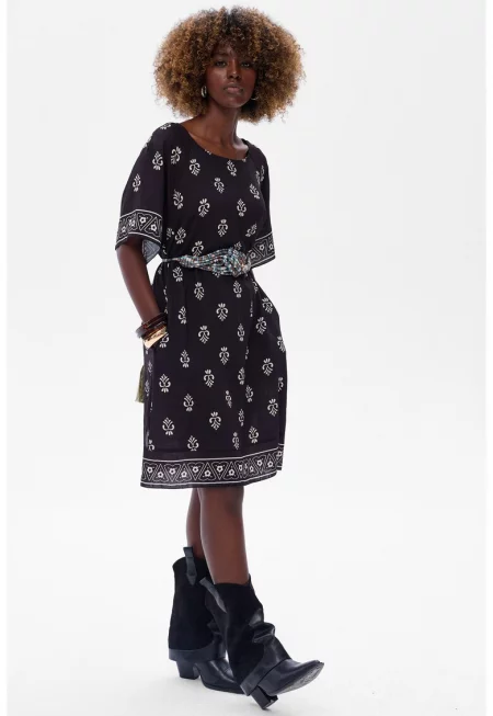 синя сянка - Къса лека рокля Celin